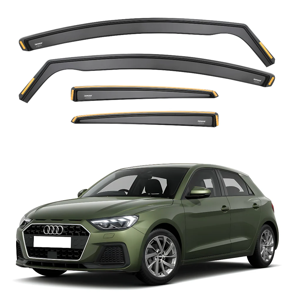 Audi A1 MK2 2018-2026 5-Door Hatchback Wind Deflectors 4pc Set