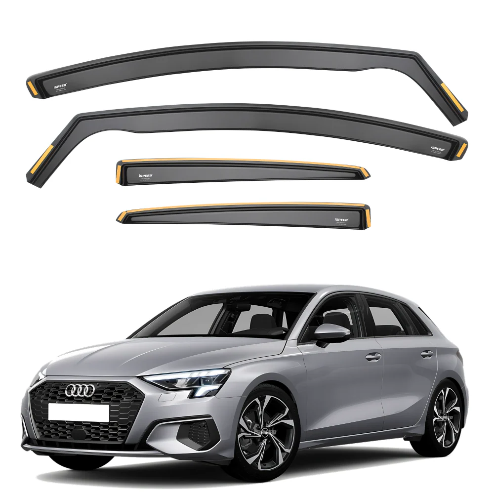 Audi A3 MK4 2020-2026 5-Door Hatchback Wind Deflectors 4pc Set