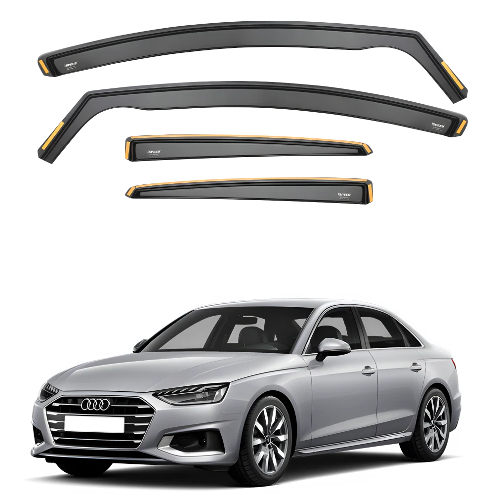 Audi A4 B9 2015-2025 4-Door Saloon Wind Deflectors 4pc Set