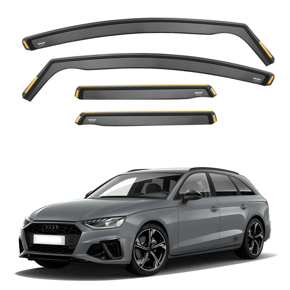 Audi A4 B9 Avant 2015-2025 5-Door Estate Wind Deflectors 4pc Set