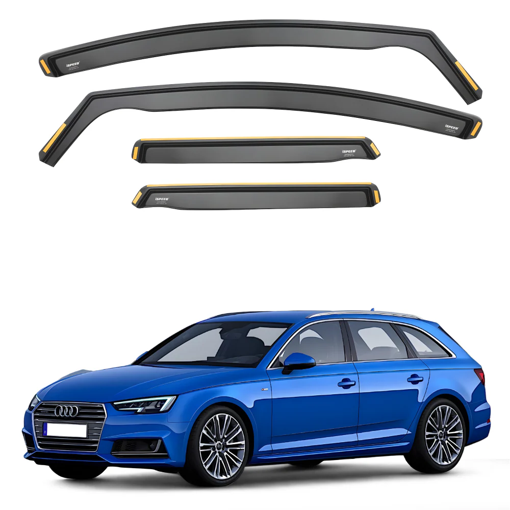 Audi A4 B9 Avant 2015-2025 5-Door Estate Wind Deflectors 4pc Set - Image 2