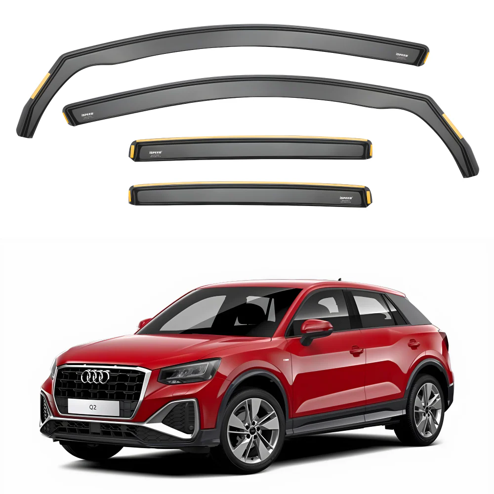 Audi Q2/SQ2 2016-2026 5-Door SUV Wind Deflectors 4pc Set