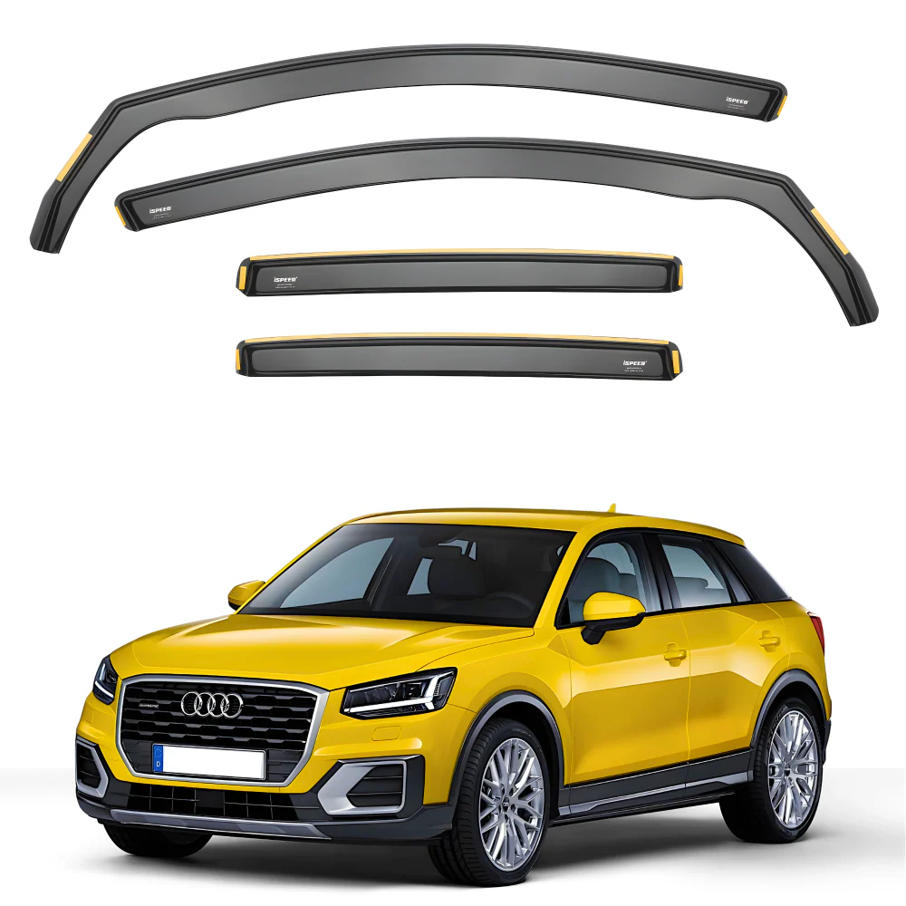 Audi Q2/SQ2 2016-2026 5-Door SUV Wind Deflectors 4pc Set - Image 2