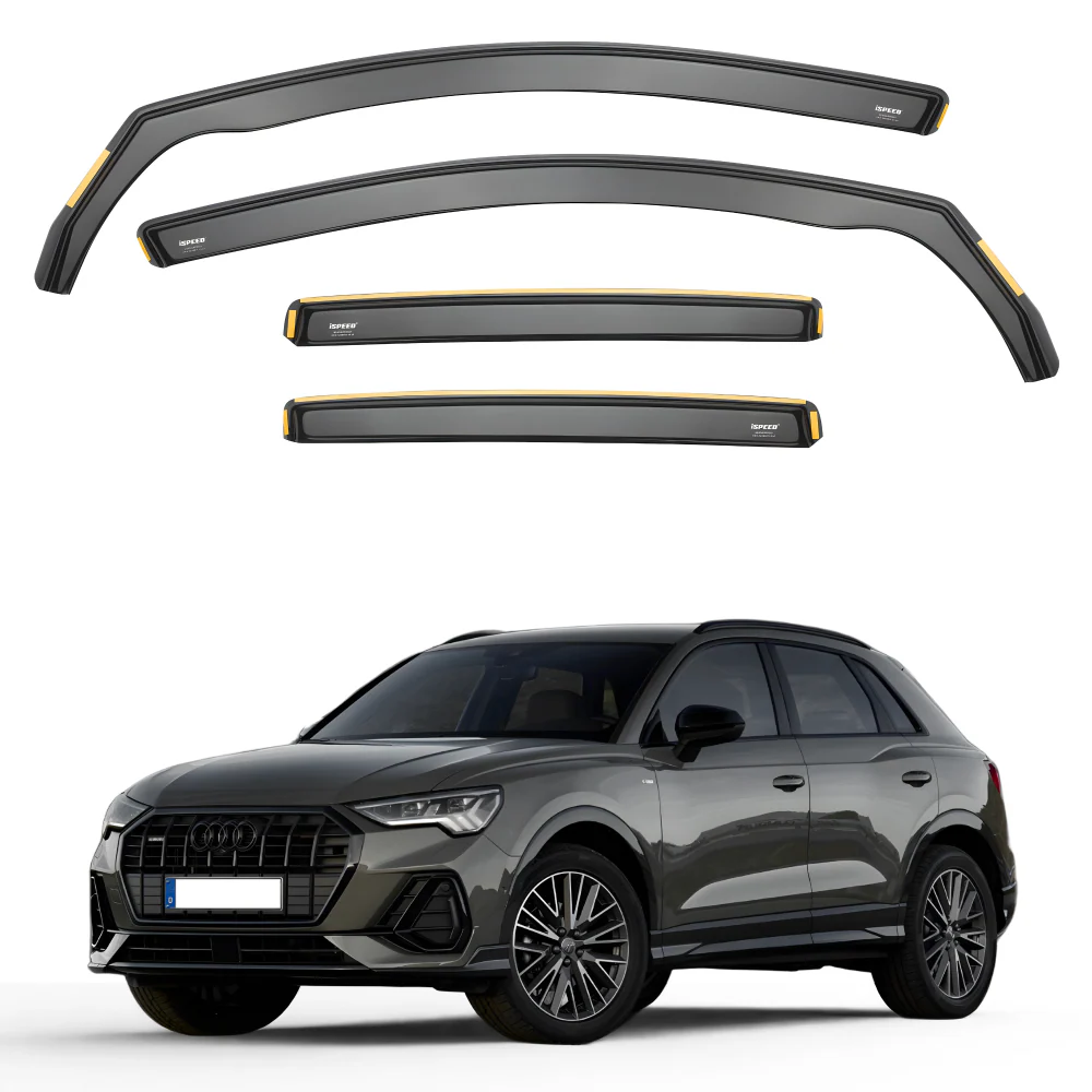 Audi Q3/RSQ3 MK2 2018-2025 5-Door SUV Wind Deflectors 4pc Set (Does Not Fit Sportback)