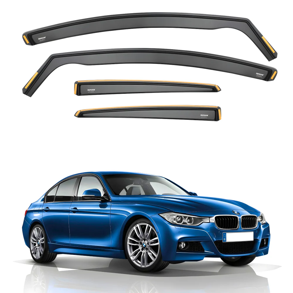 BMW 3 Series F30 2011-2018 4-Door Saloon Wind Deflectors 4pc Set