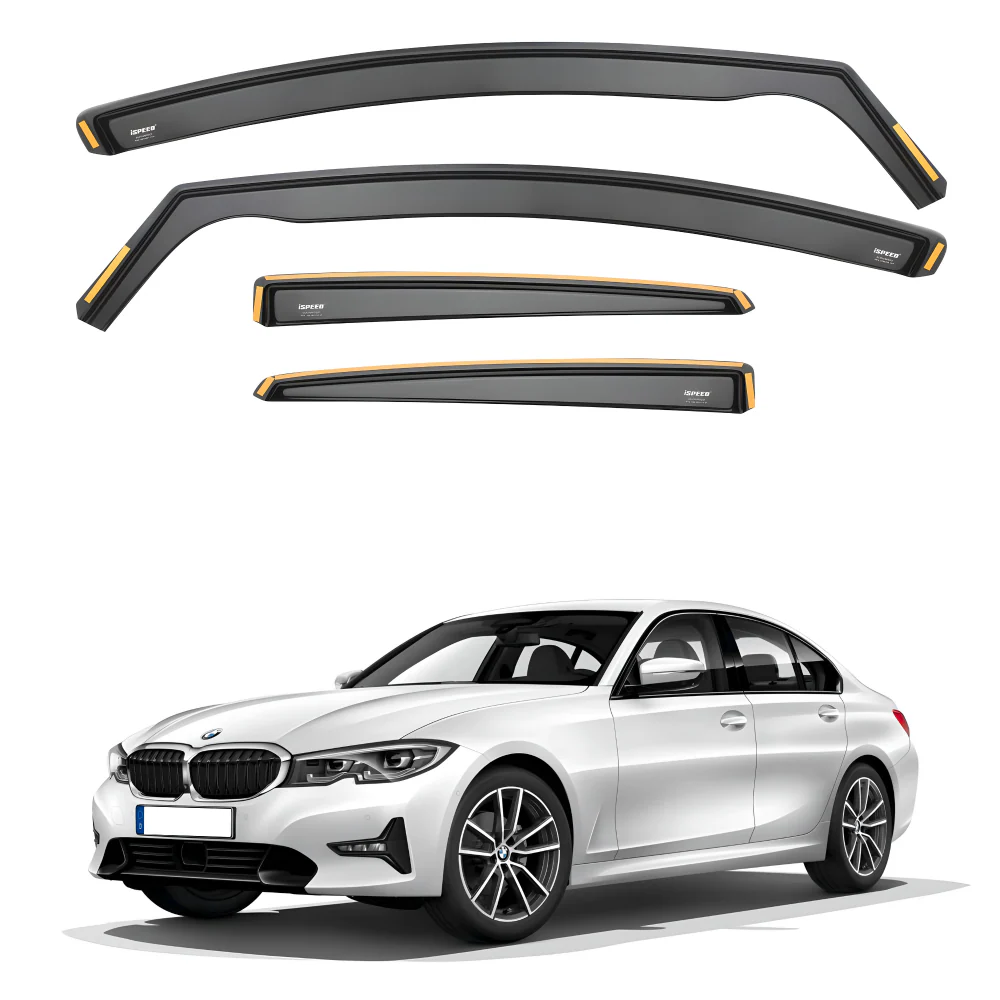 BMW 3 Series G20 2018-2026 4-Door Saloon Wind Deflectors 4pc Set - Image 2