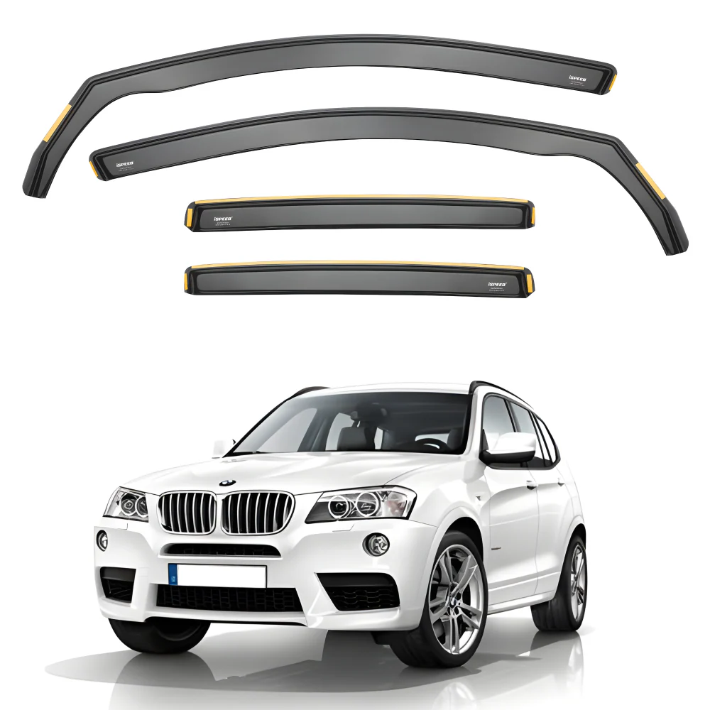 BMW X3 F25 2010-2017 5-Door SUV Wind Deflectors 4pc Set