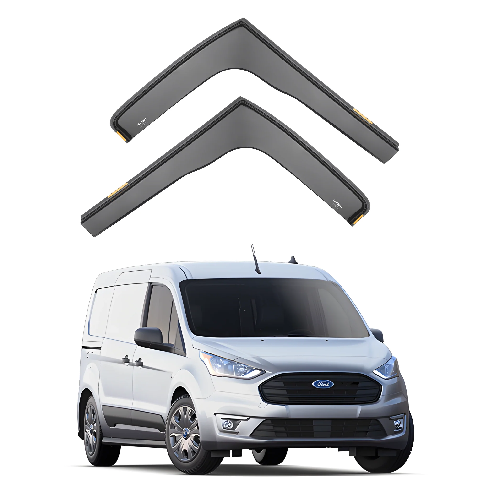 Ford Transit/Tourneo Connect MK2 2012-2022 Wind Deflectors 2pc Set