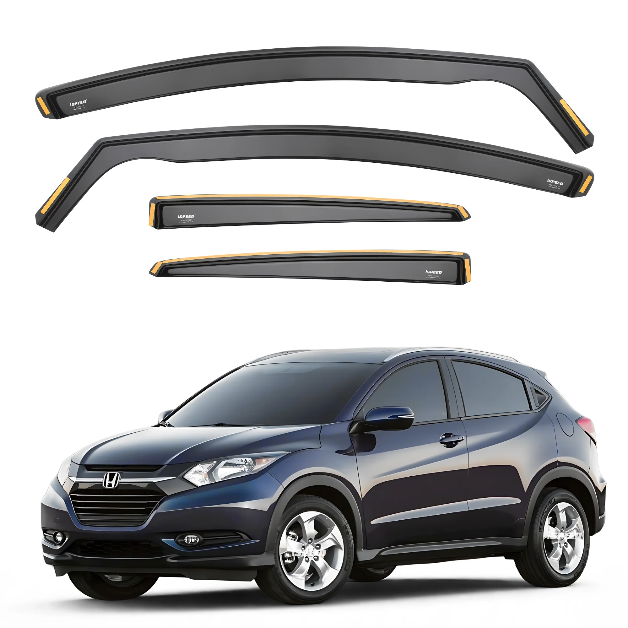 Honda HR-V MK2 2015-2021 Wind Deflectors 4pc Set - Image 2