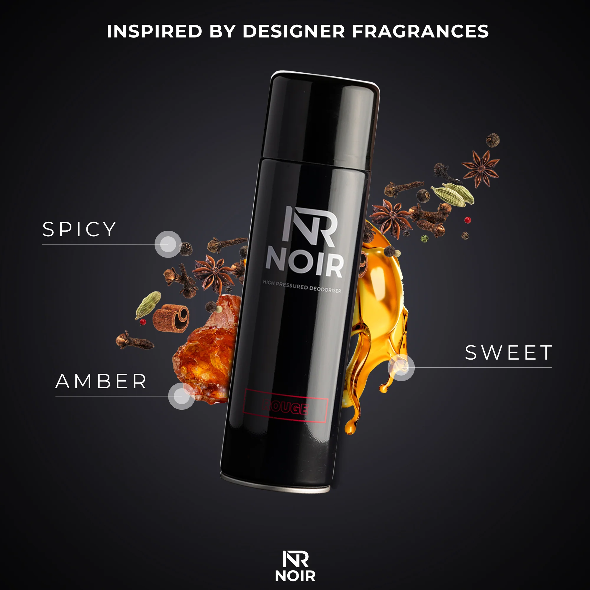 Noir Rouge Luxury Air Freshener (Inspired By Baccarat Rouge) - Image 2