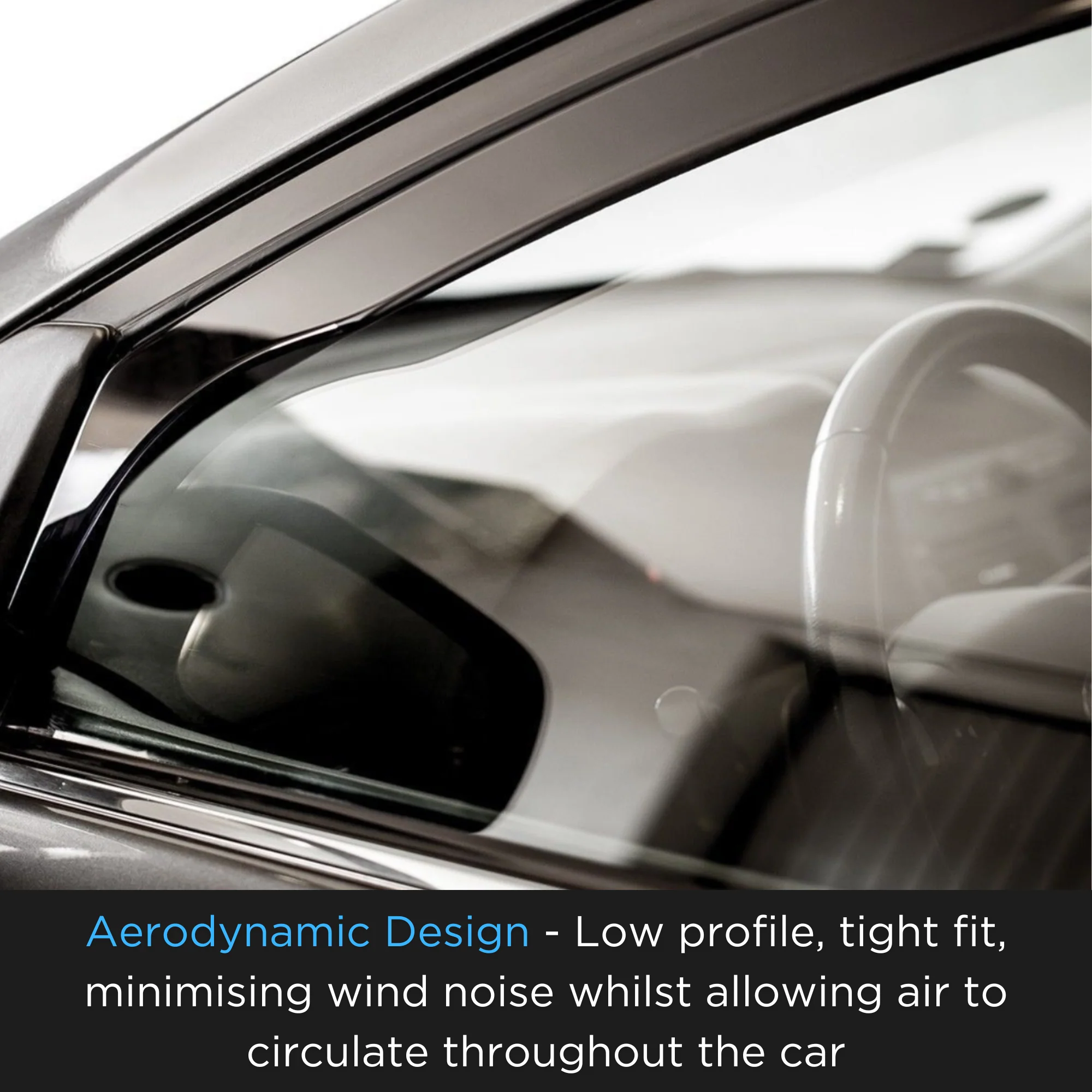 Peugeot 206 1998-2012 3-Door Hatchback Wind Deflectors 2pc Set - Image 3