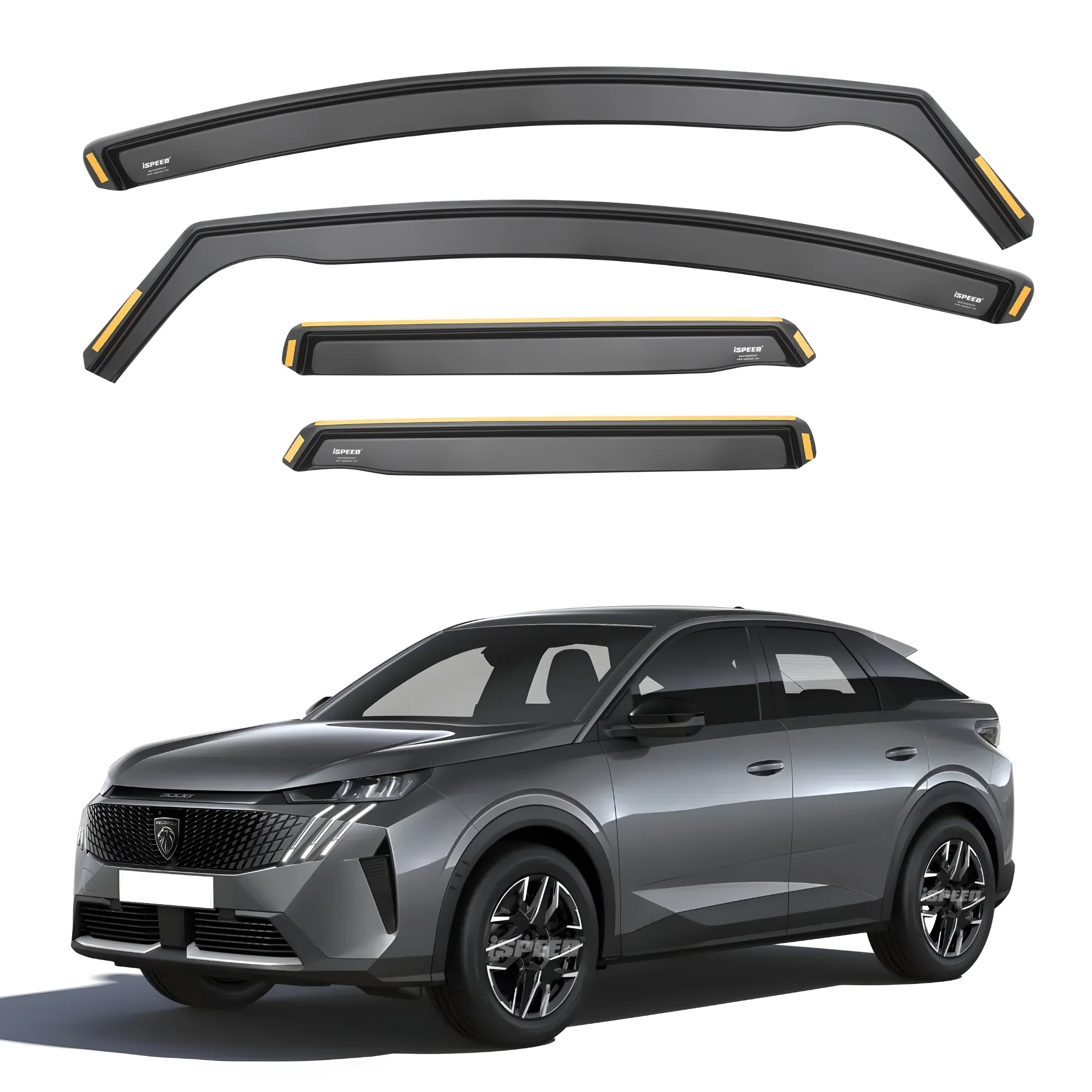 Peugeot 3008 MK3 2024-2026 Wind Deflectors 4pc Set