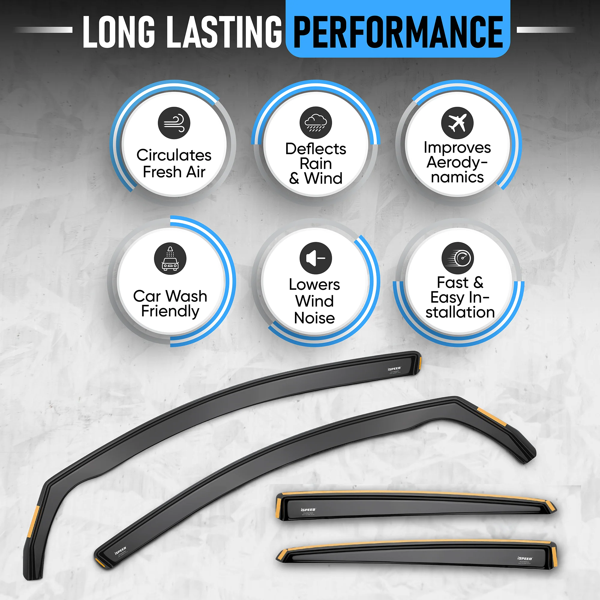 Renault Megane MK4 2016-2024 5-Door Hatchback Wind Deflectors 4pc Set - Image 9