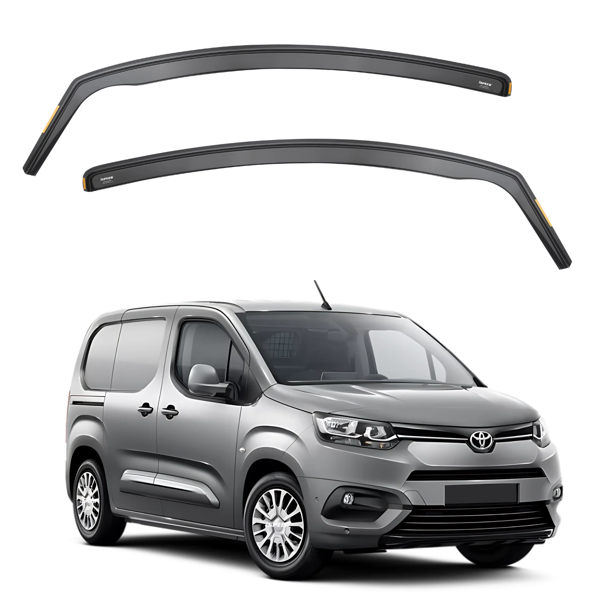 Toyota Proace City / Proace City Verso 2018-2025 Wind Deflectors 2pc Set - Image 2