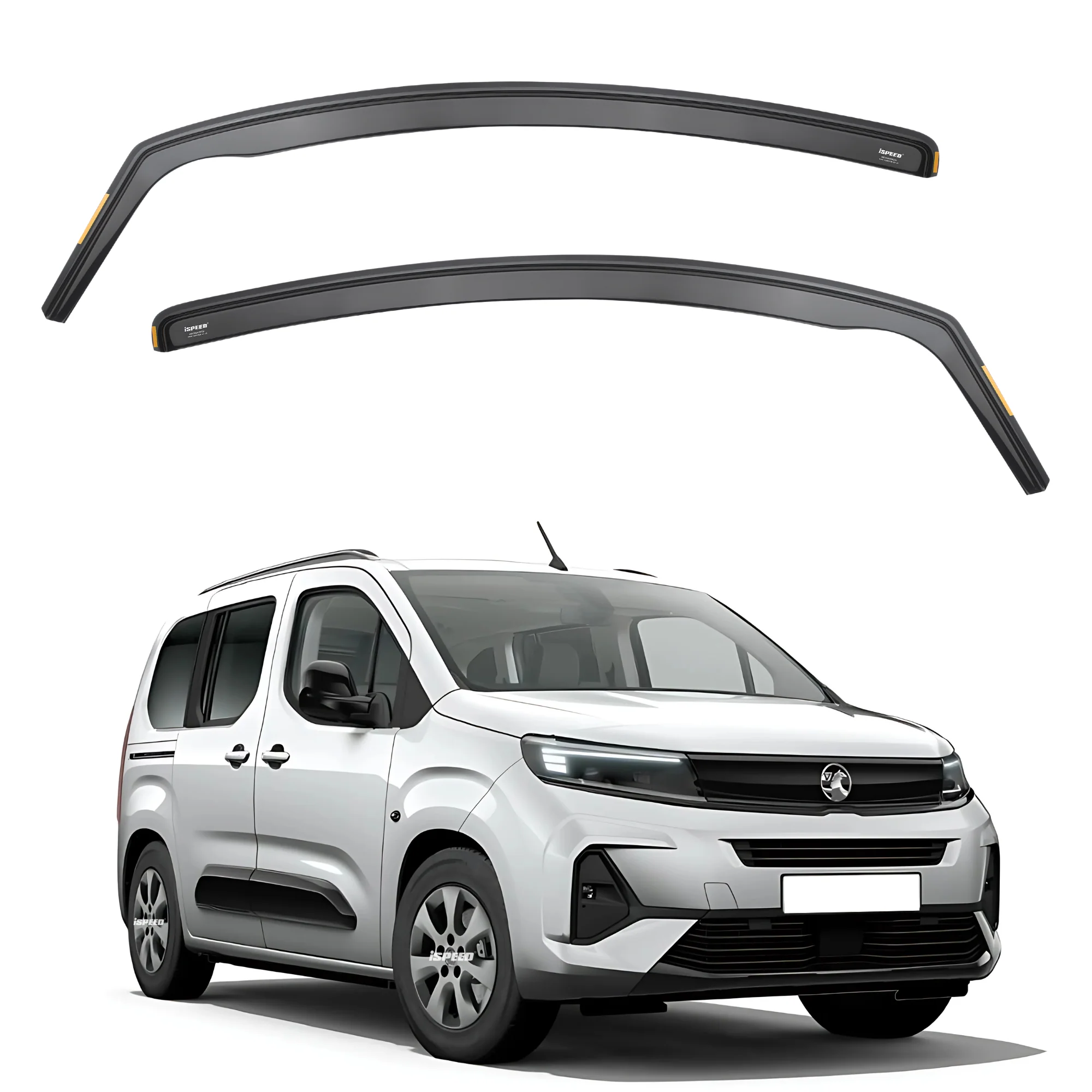 Vauxhall Combo E / Combo Life 2018-2025 Wind Deflectors 2pc Set - Image 2