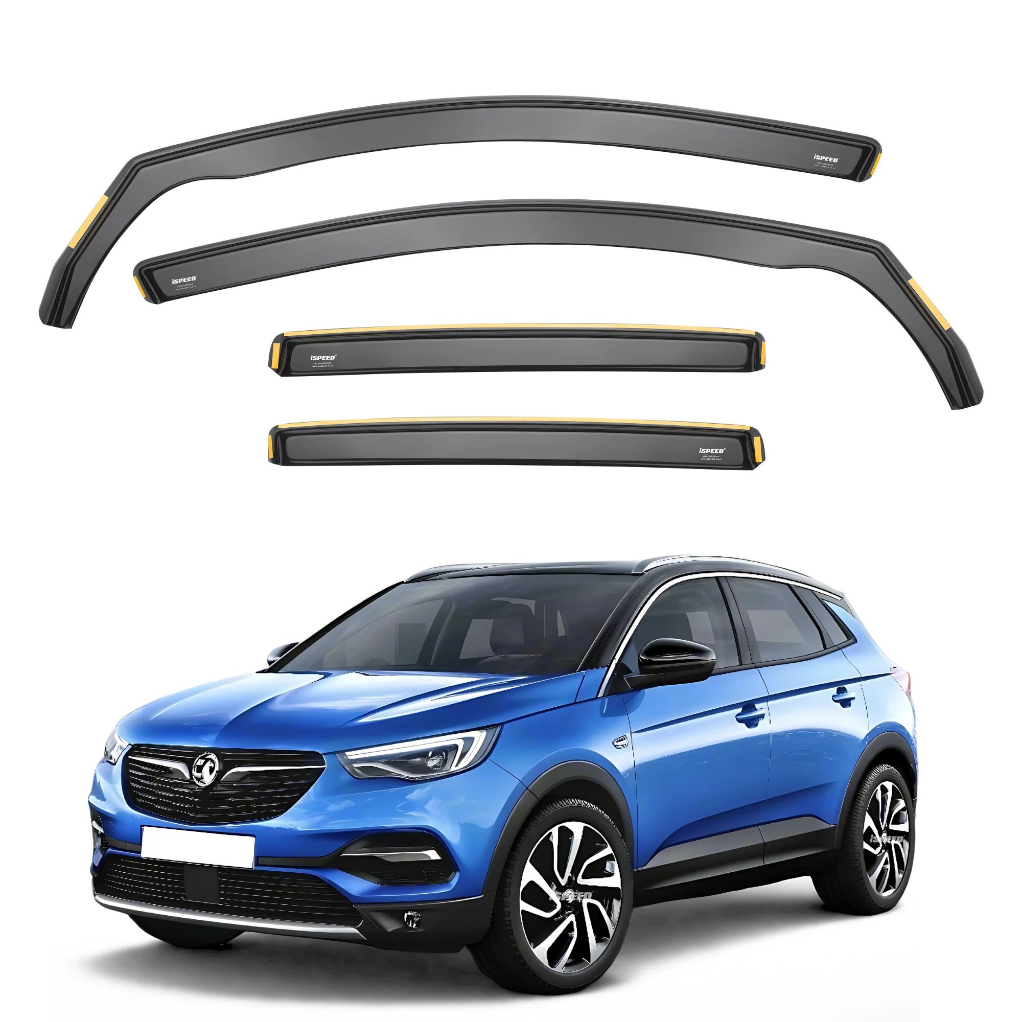 Vauxhall Grandland X MK1 2017-2024 Wind Deflectors 4pc Set