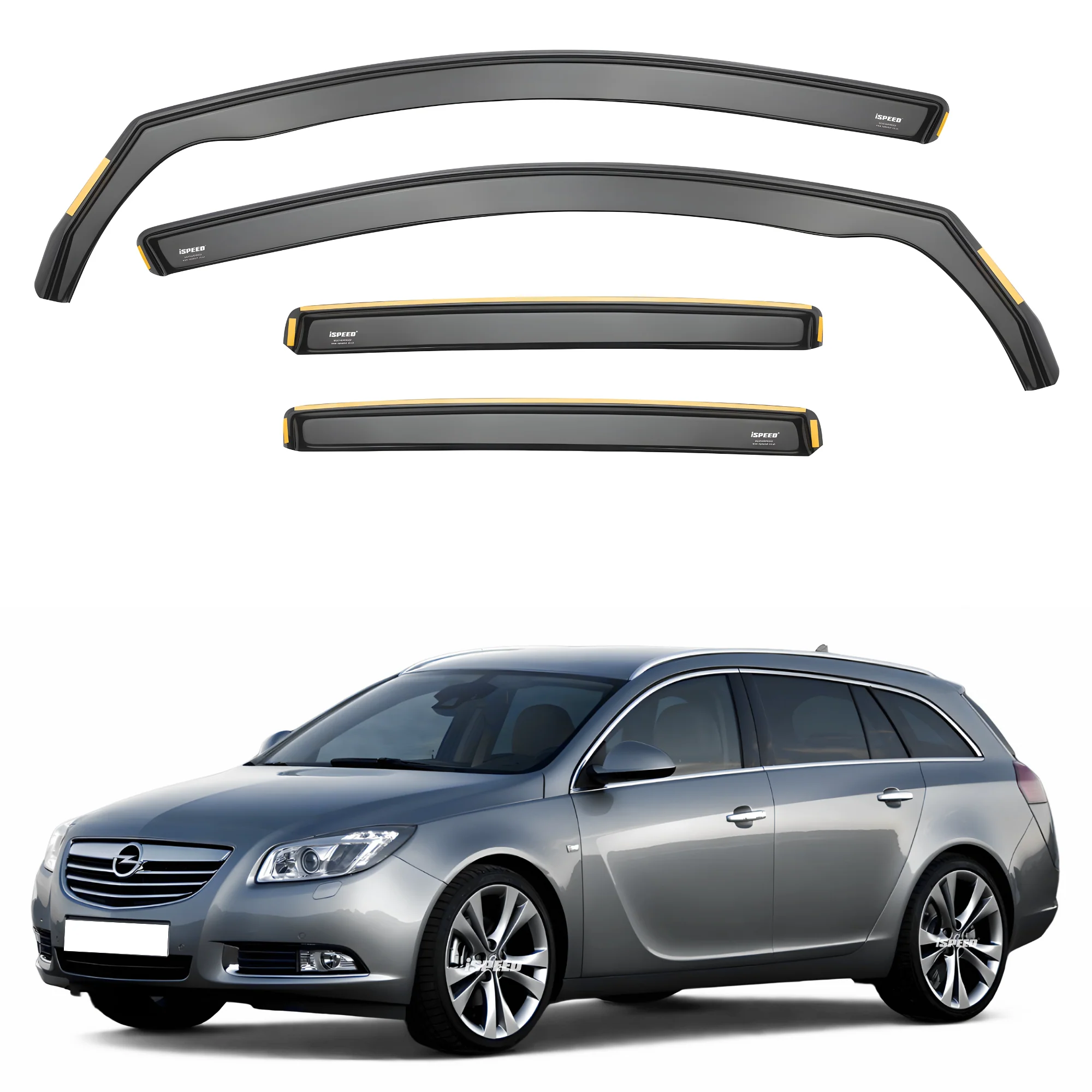 Vauxhall Insignia MK1 2009-2017 5-Door Estate Wind Deflectors 4pc Set - Image 2