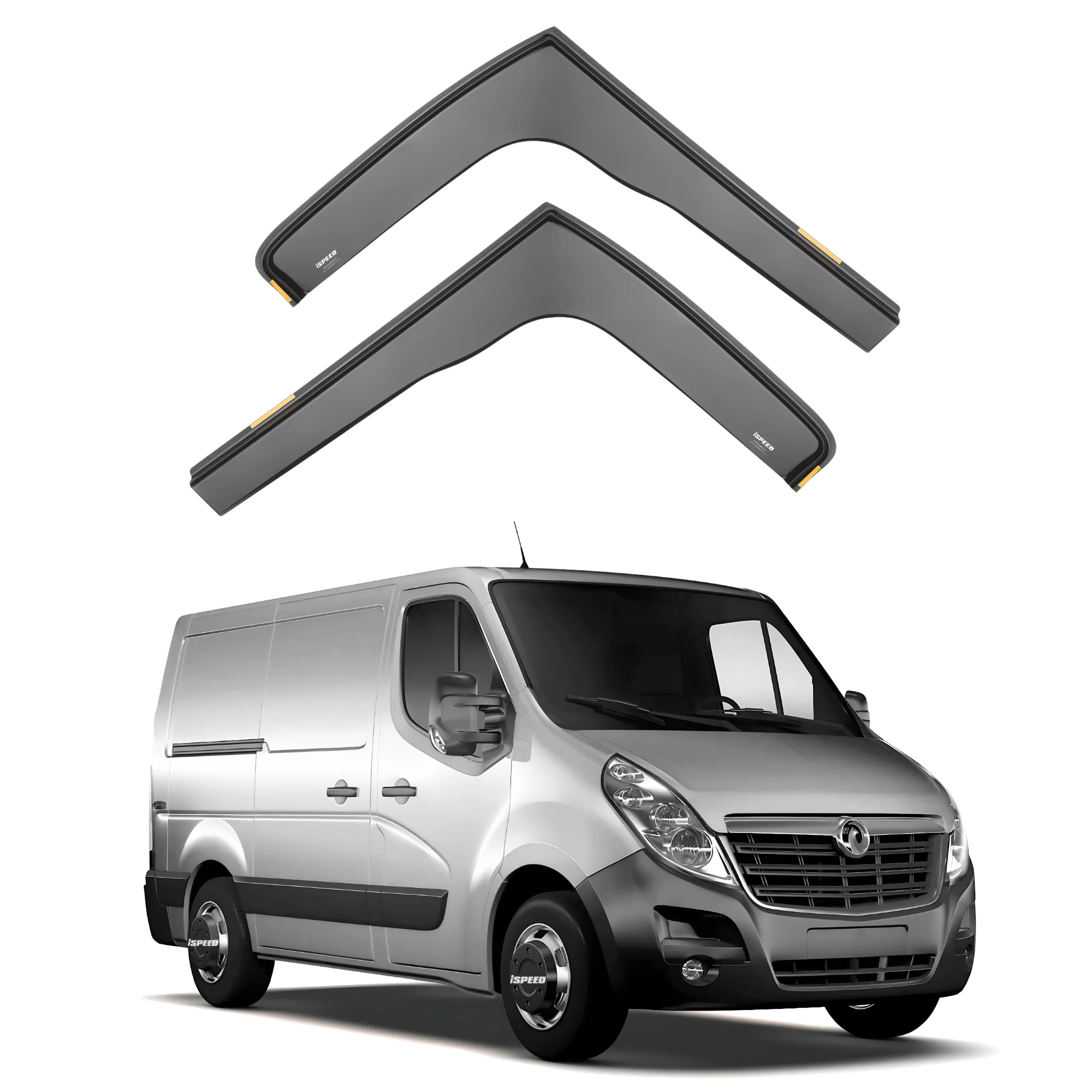 Vauxhall Movano MK2 2010-2021 Wind Deflectors 2pc Set - Image 2