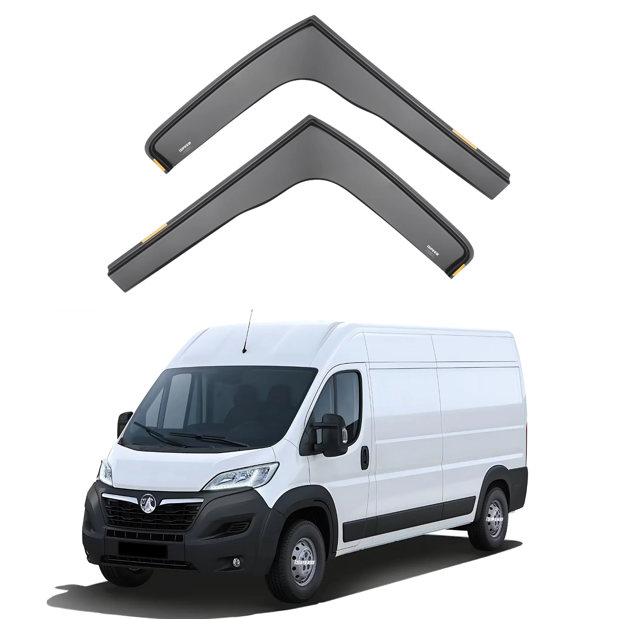 Vauxhall Movano MK3 2021-2025 Wind Deflectors 2pc Set - Image 2
