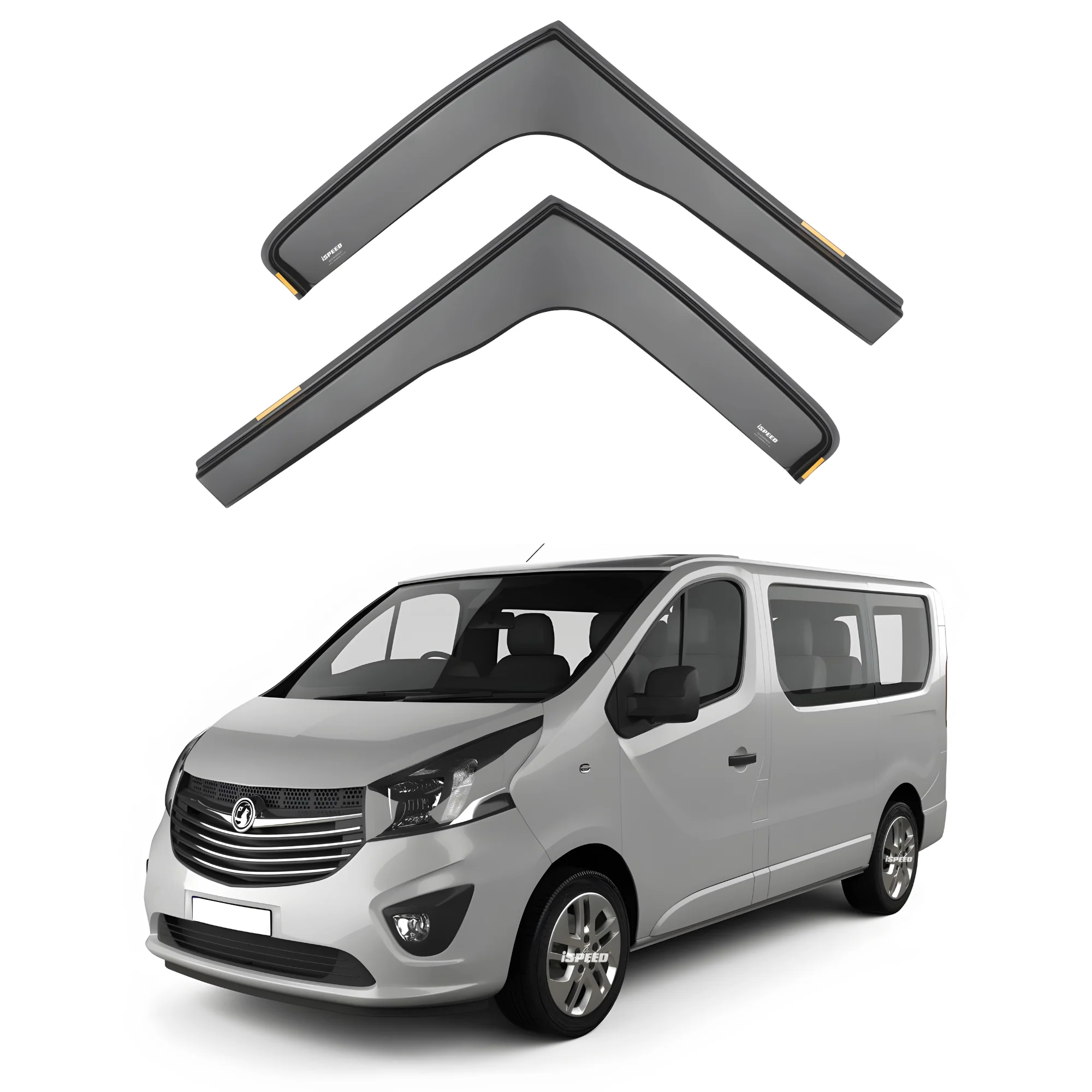 Vauxhall Vivaro MK2 2014-2019 Wind Deflectors 2pc Set - Image 2