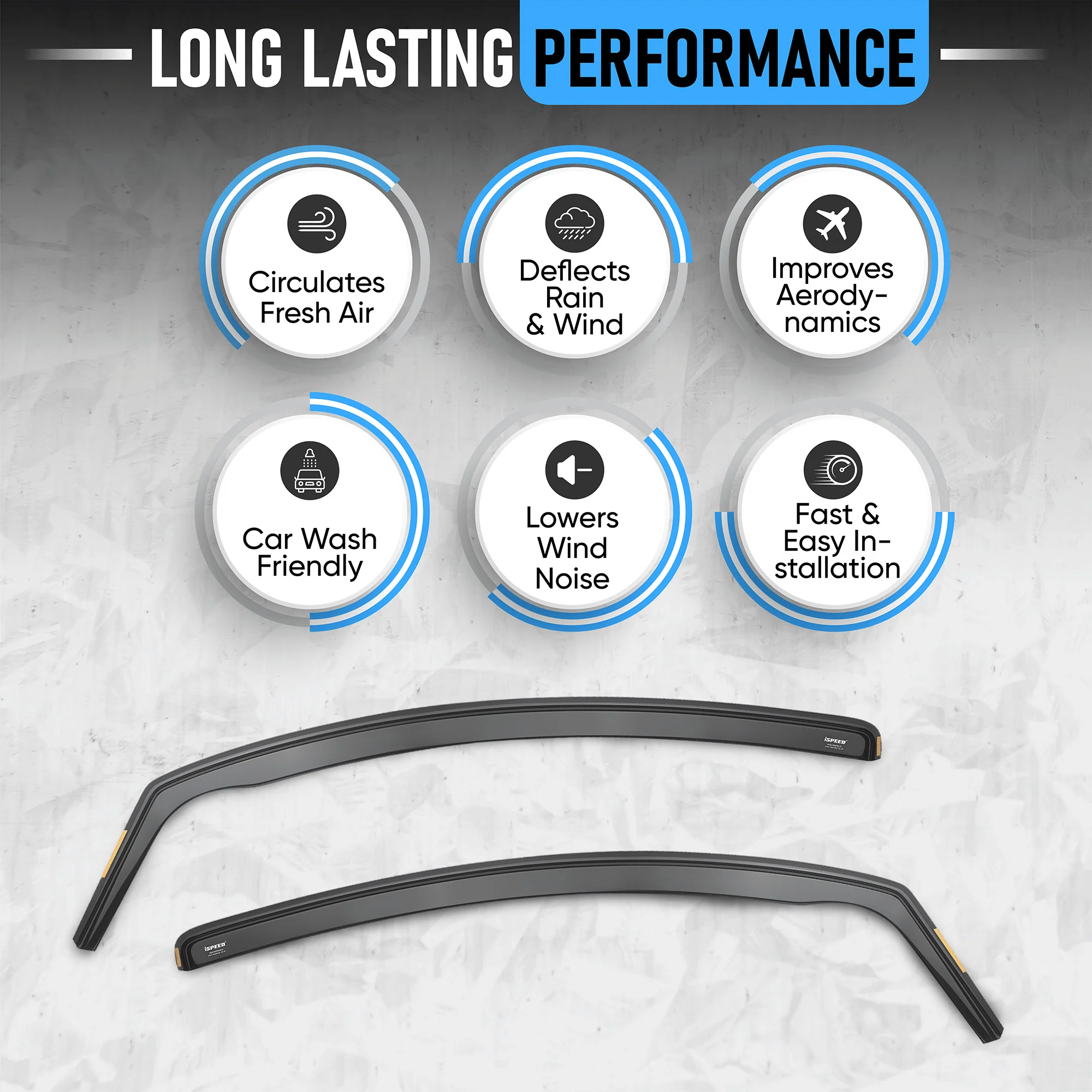 Fiat 500e 2020-2025 3-Door Hatchback Wind Deflectors 2pc Set - Image 9